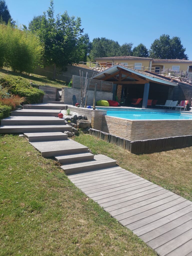 pool-house en bois